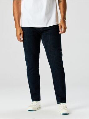 Flint & Tinder Athletic Tapered Selvedge Jean 33 x 31 Dark Denim Classic Minimal